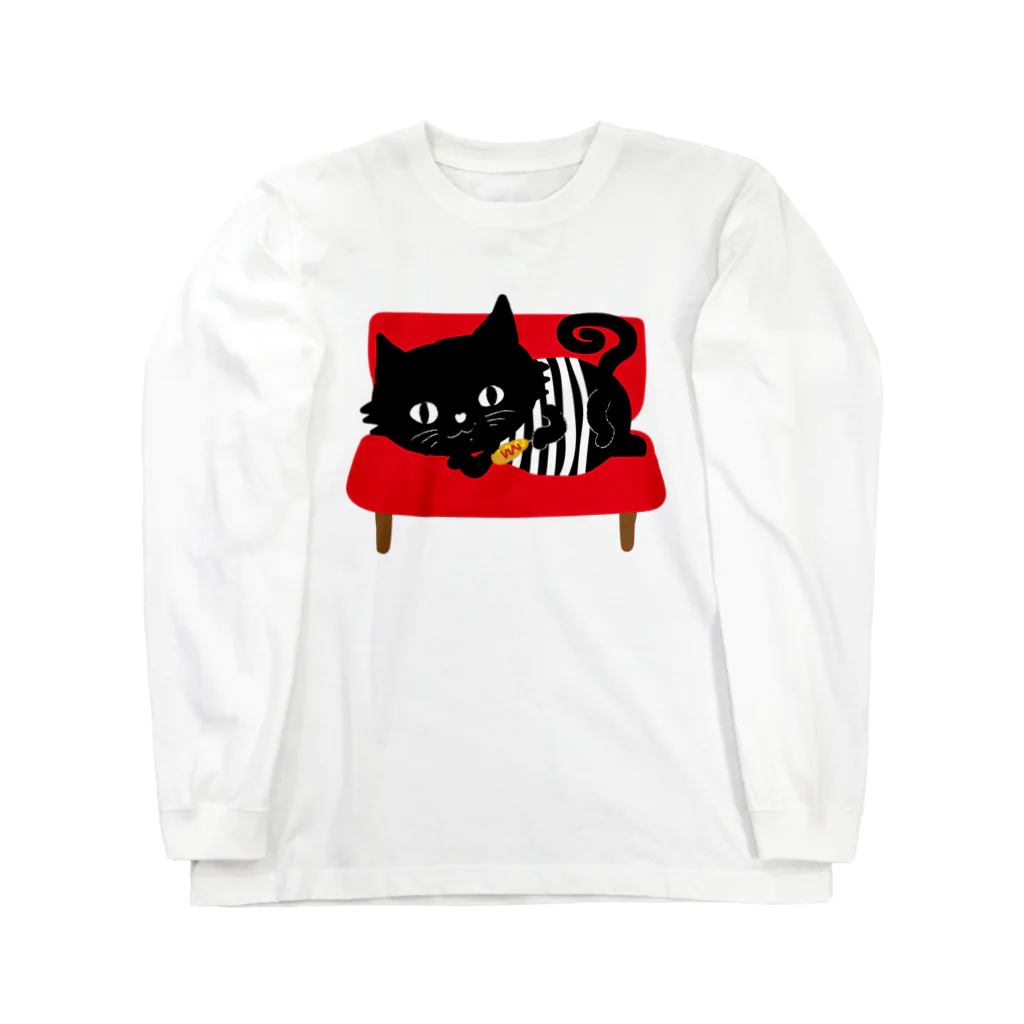 バタにゃんのバタにゃん「アメリカンドッグ」 Long Sleeve T-Shirt