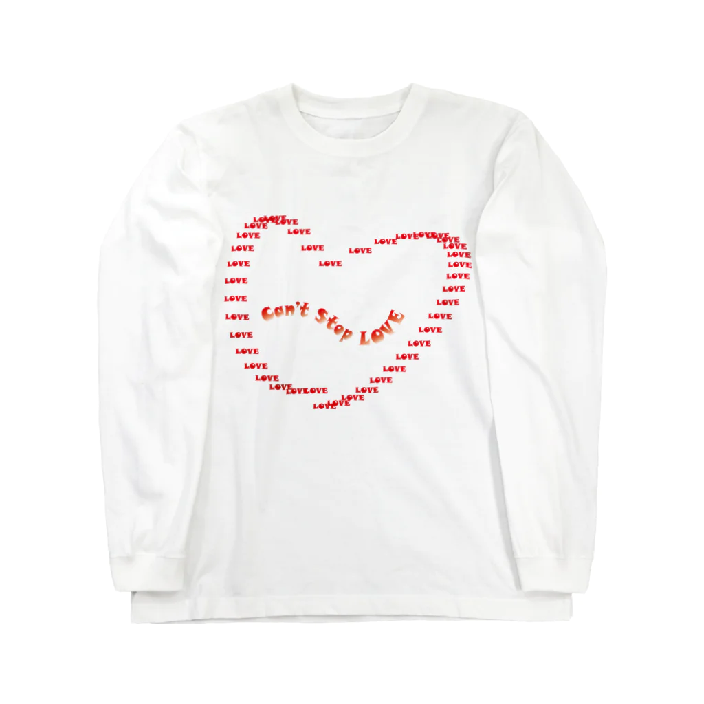 BE UPWARDのcan’t stop love Long Sleeve T-Shirt