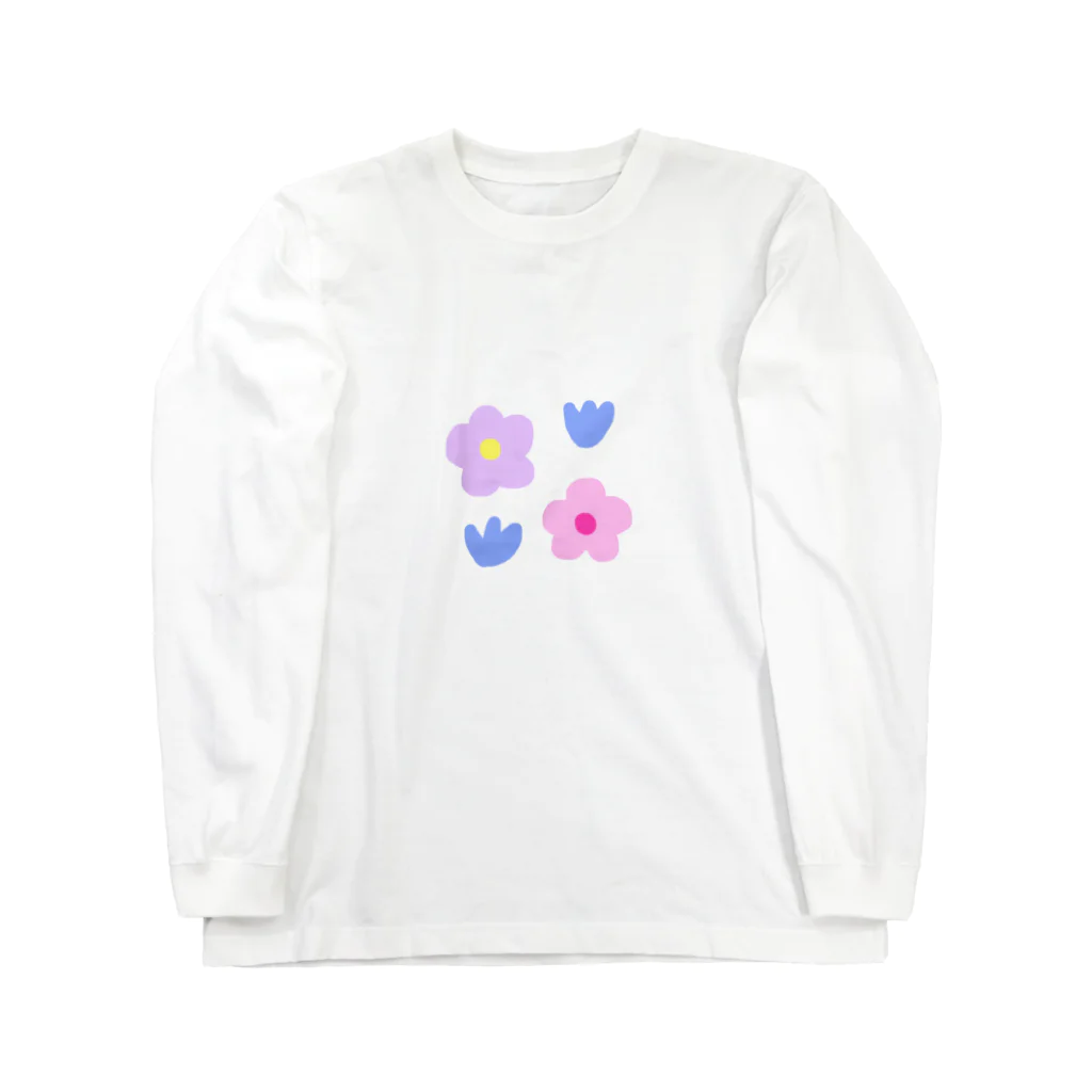 oyamaponzuのお花くん Long Sleeve T-Shirt