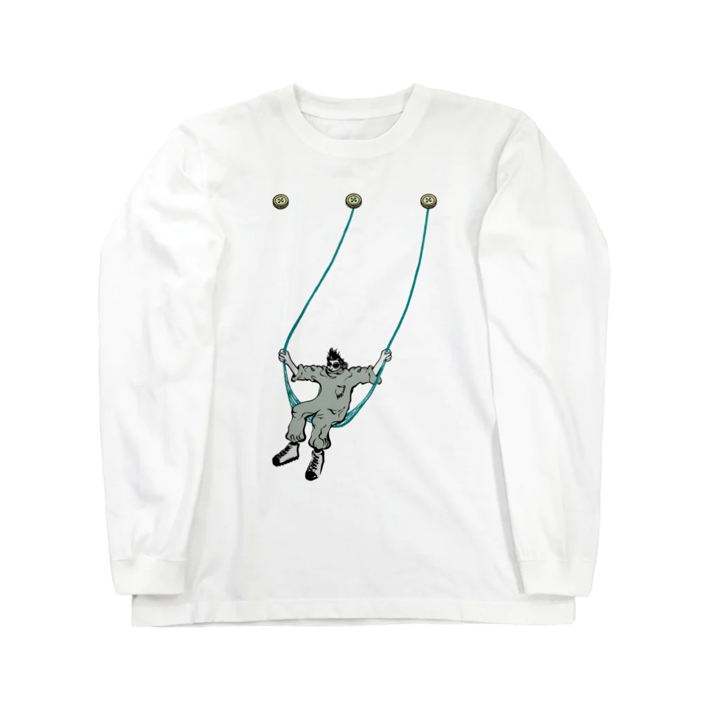 yajicongoodayの漕ぐ男 Long Sleeve T-Shirt