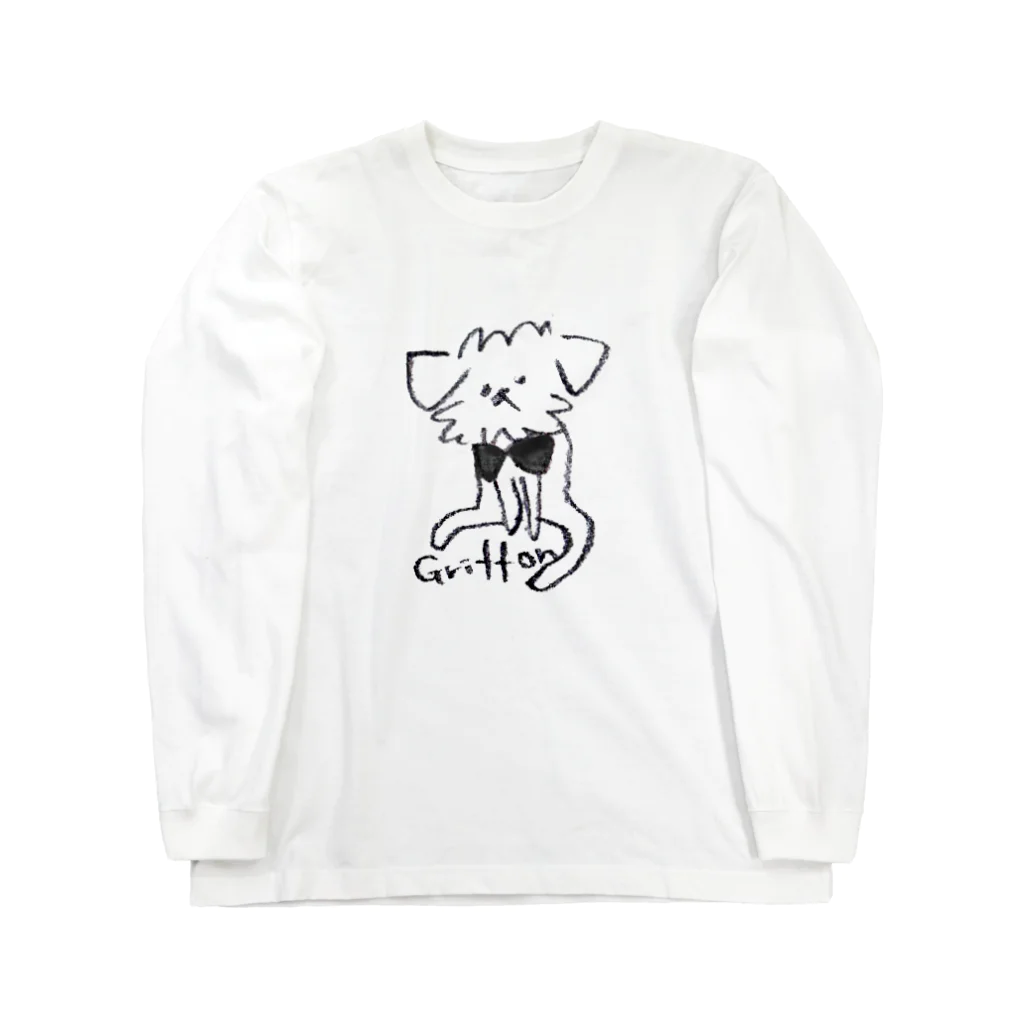 Ayumi HIdakaのゆるっとグリフォン（モノクロ） Long Sleeve T-Shirt