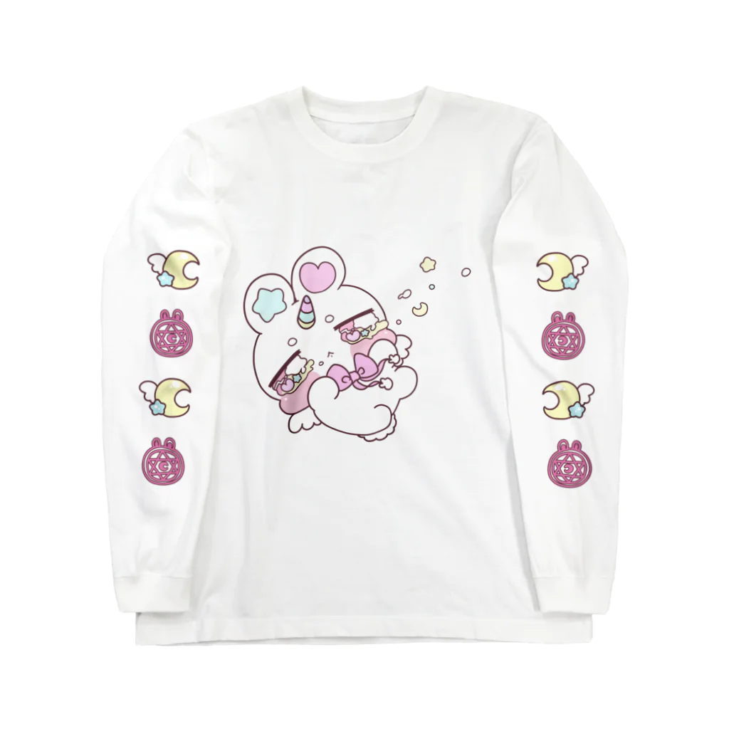 🍼めぅぺぺショップ🍼のうさゆにさす ロングスリーブTシャツ