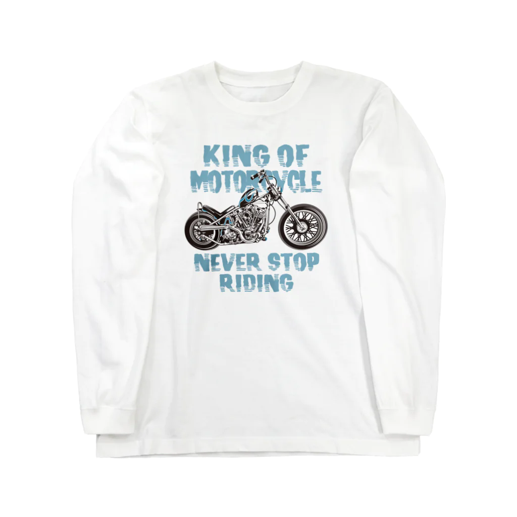 KEISのハーレー モーターサイクル ロングスリーブTシャツ