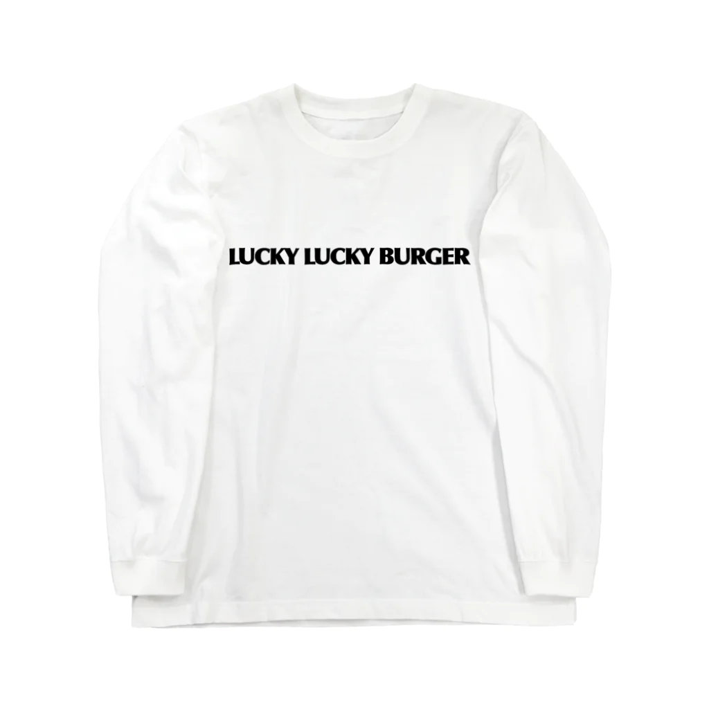 Lucky Lucky BurgerのI Can’t Wait. (White) ロングスリーブTシャツ