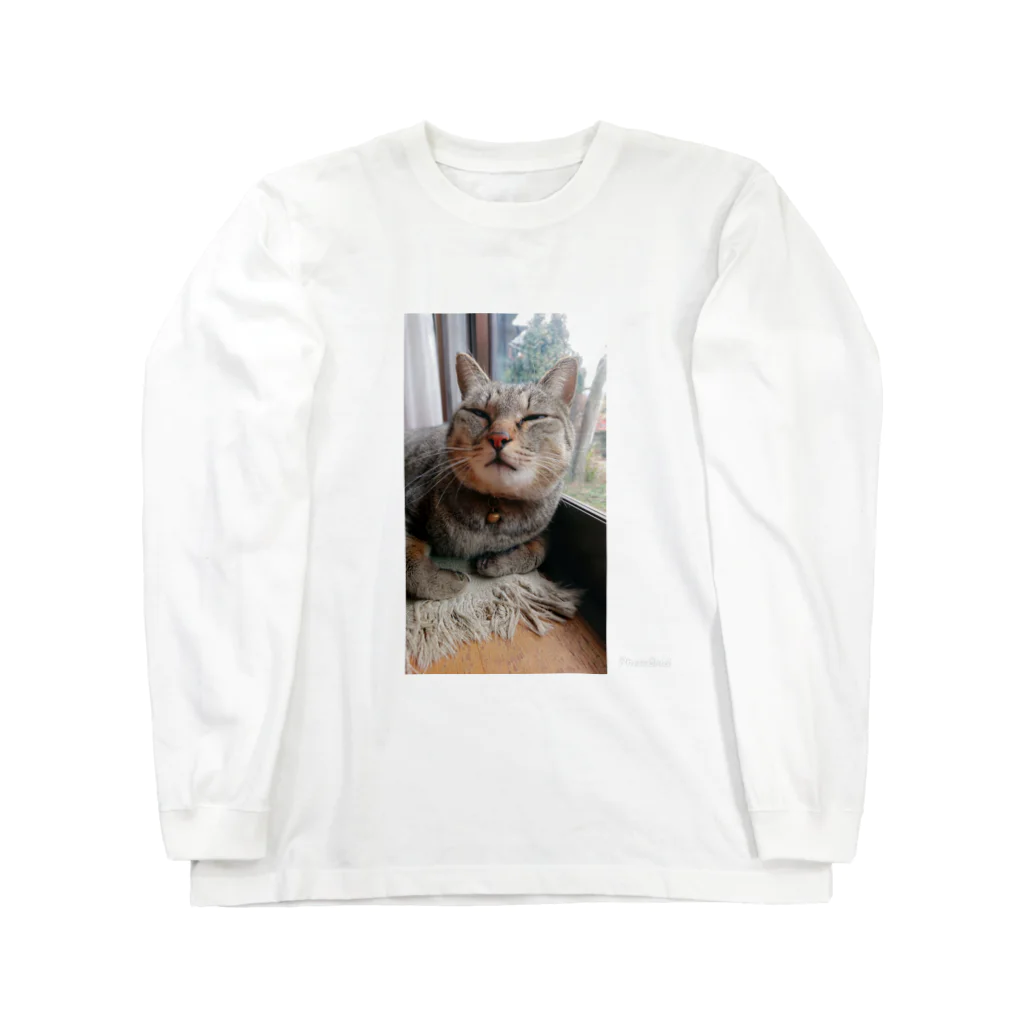 キジトラ猫ミミの愛猫ミミさん Long Sleeve T-Shirt