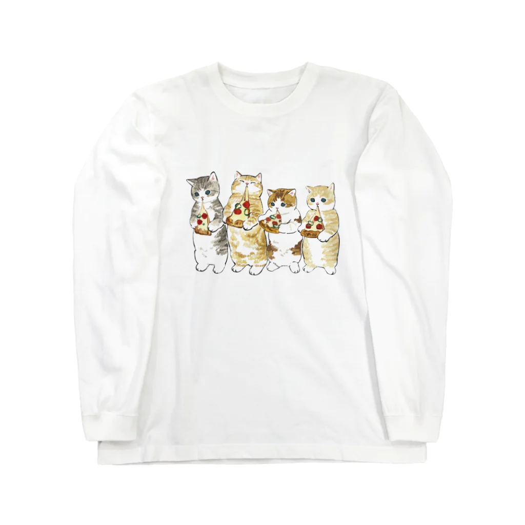 mofusandのみよーんピザ Long Sleeve T-Shirt