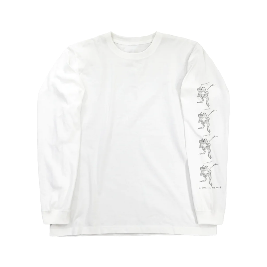 西表かえる連合公民館の4連オオヒキガエル Long Sleeve T-Shirt