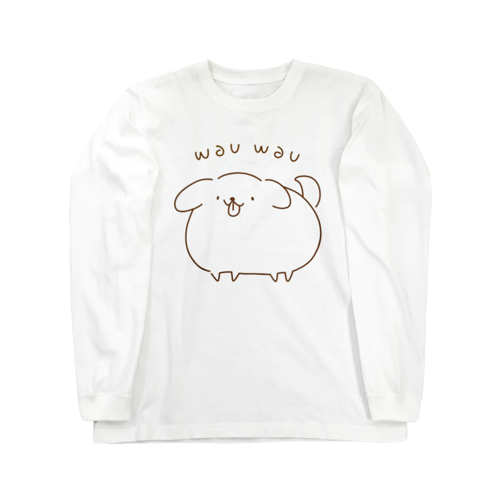 ちゃやまのwauwau-もっち Long Sleeve T-Shirt