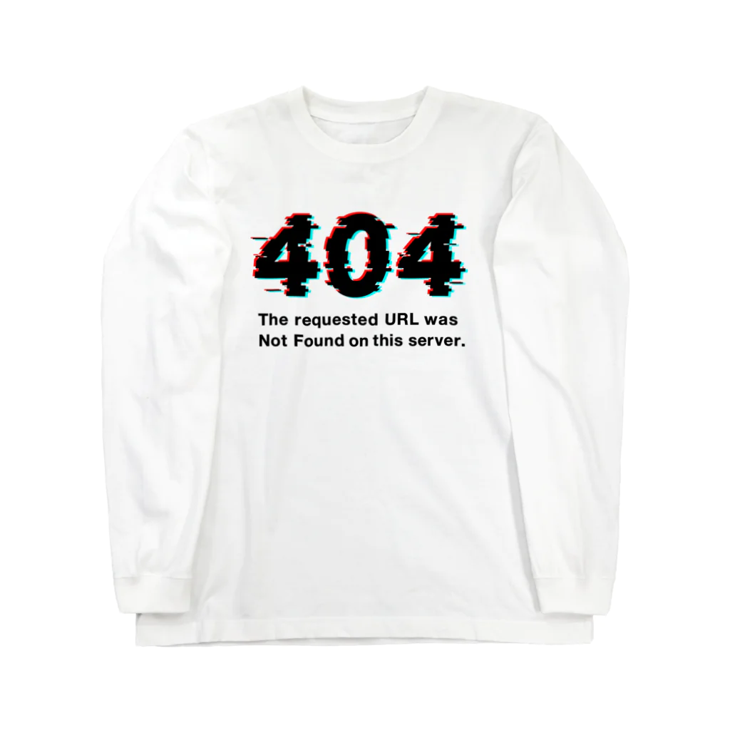 インターネットクラブの404 Not Found ロングスリーブTシャツ