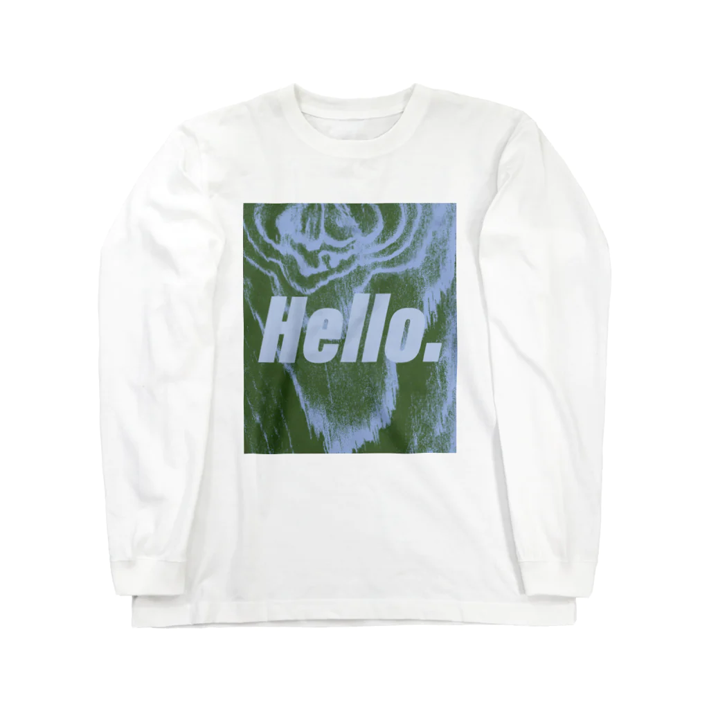 JINXEHSのJINXEHS series “Hello.” Long Sleeve T-Shirt