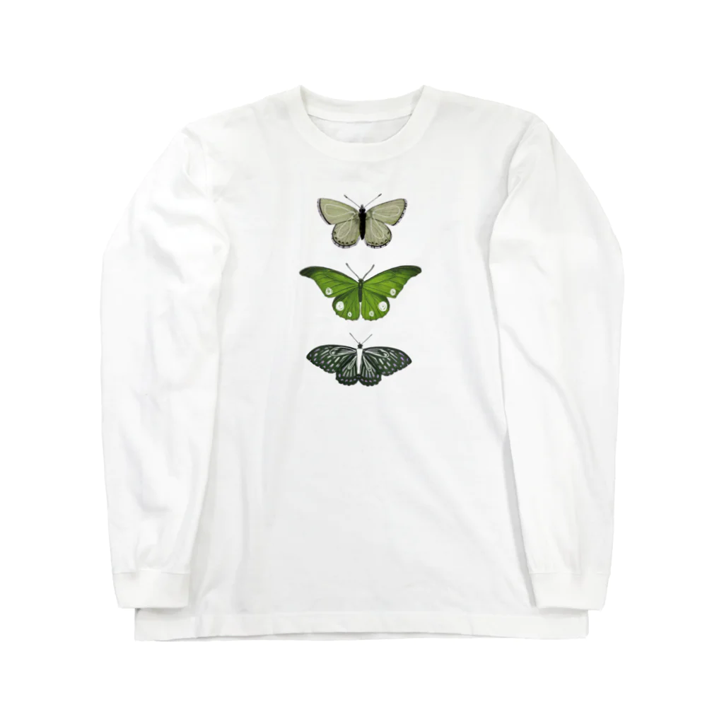 MONOM:モノムのG:butterfly ロングスリーブTシャツ