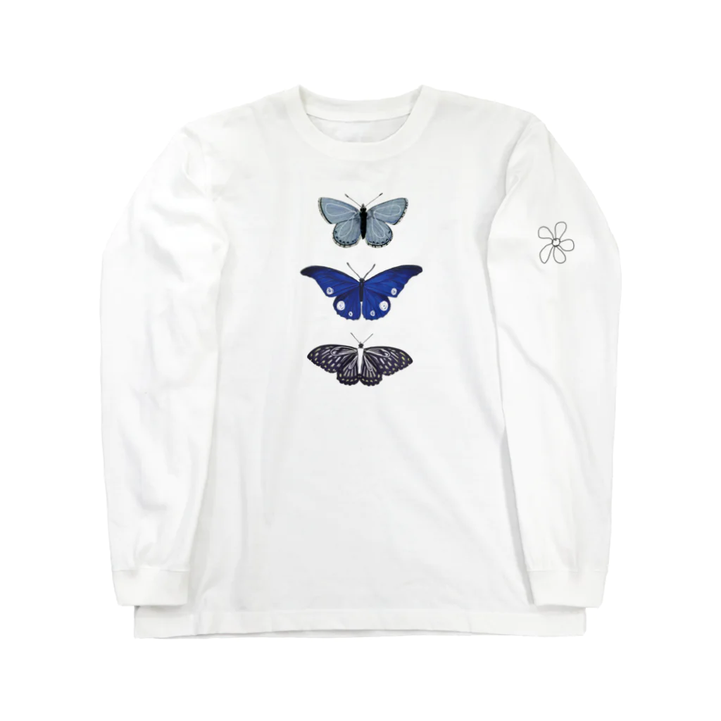 MONOM:モノムのB:butterfly ロングスリーブTシャツ