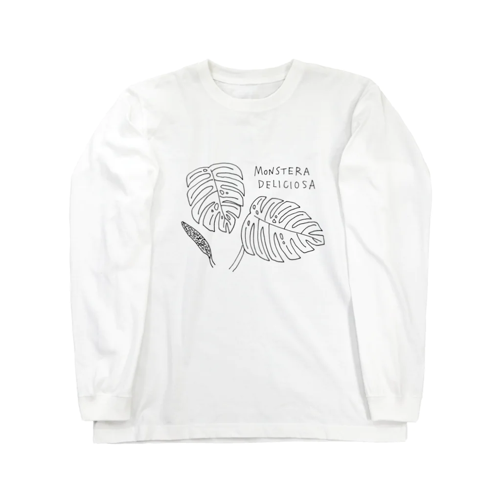 【Botanica】 のMonstera Deliciosa ロングスリーブTシャツ