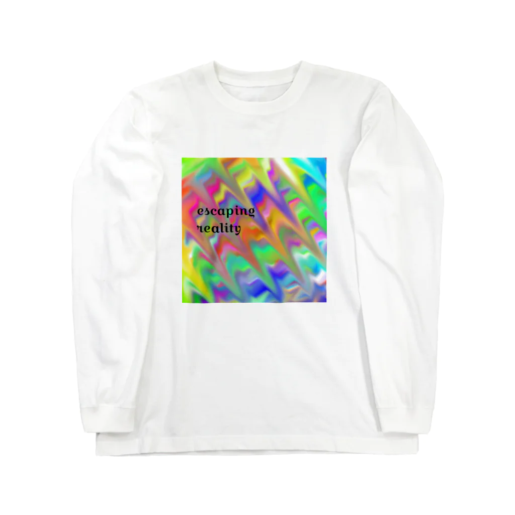 Purple Pearlのescaping reality Long Sleeve T-Shirt