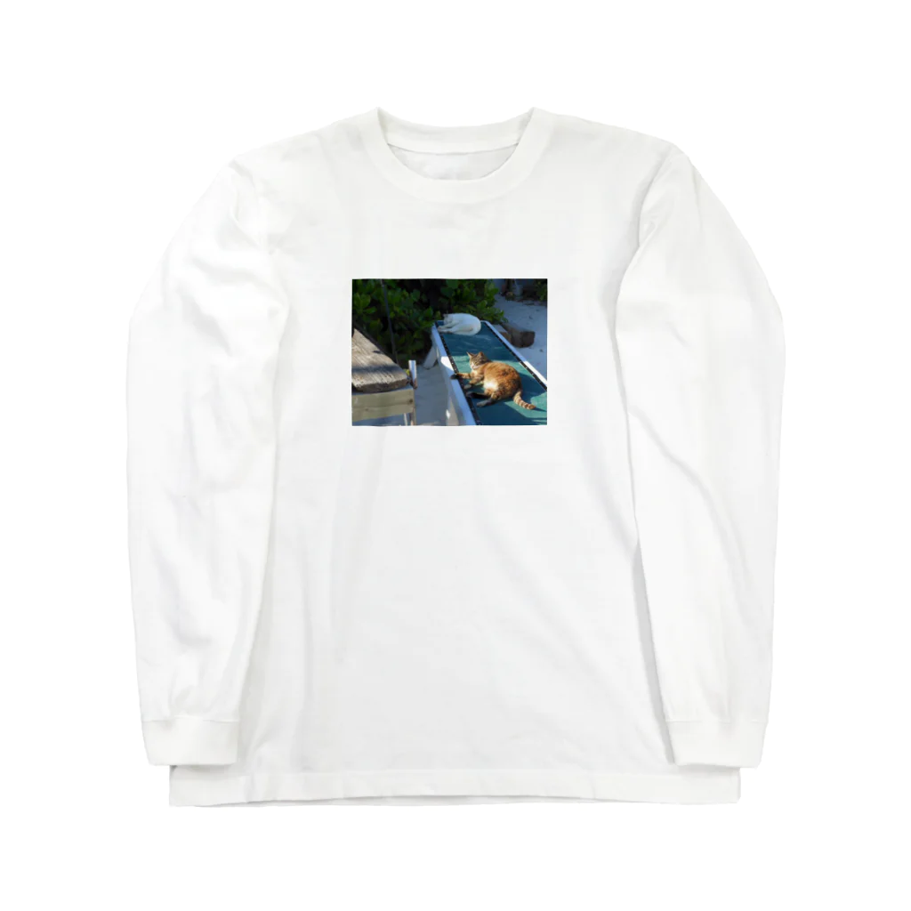 きしの昼寝猫 Long Sleeve T-Shirt