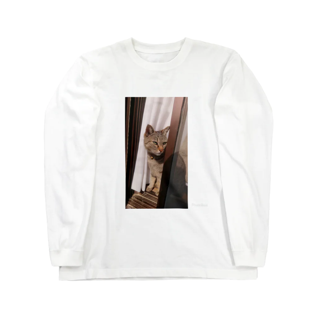 キジトラ猫ミミの愛猫ミミさん Long Sleeve T-Shirt