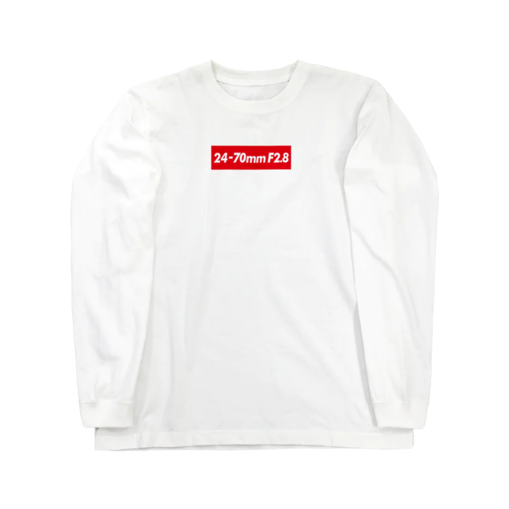 FUNNY&PARODYの【カメラマンロンT】24-70mm F2.8 Long Sleeve T-Shirt