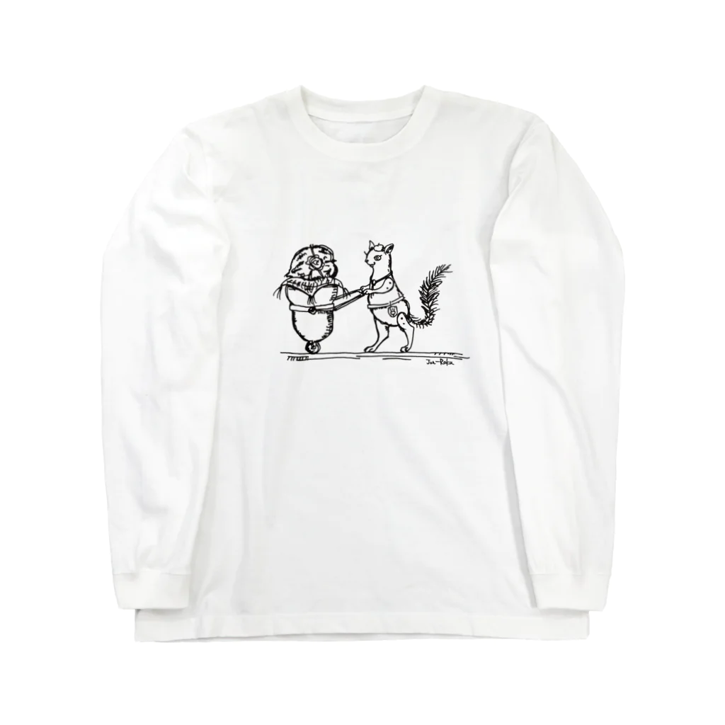 馴鹿 Jun-Rokuの運び屋のリス Long Sleeve T-Shirt