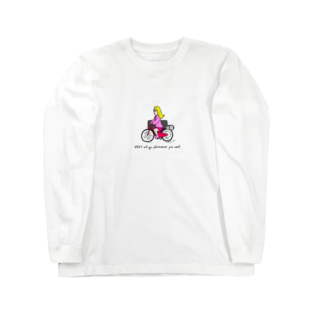 ZAZY official shopのZAZYどこへでも Long Sleeve T-Shirt