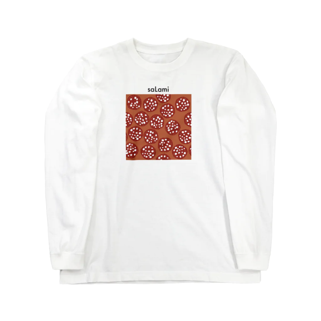 ソーメンズのスライスサラミ Long Sleeve T-Shirt