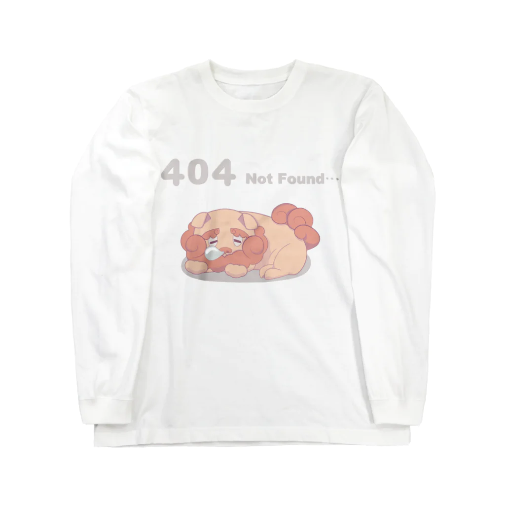 officekomaの404エラー ロングスリーブTシャツ