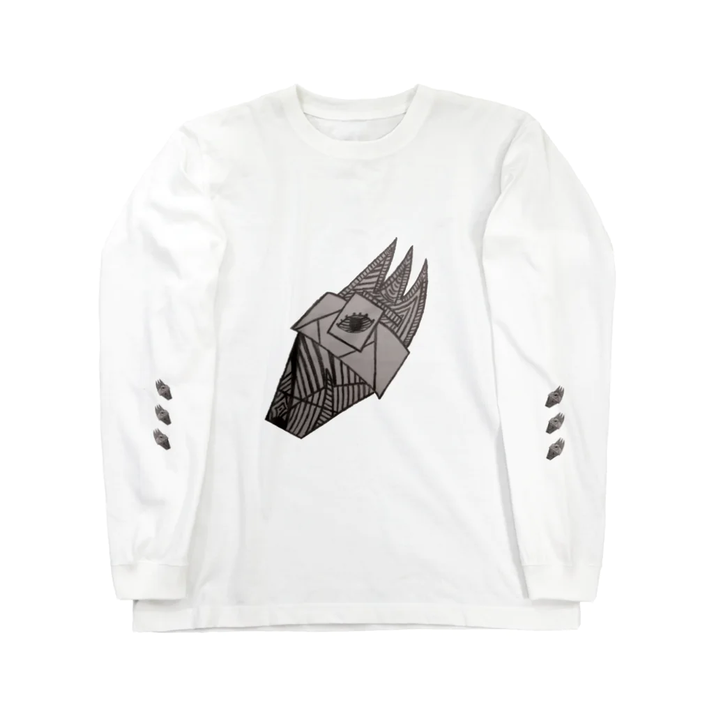 こここのhorse2 Long Sleeve T-Shirt