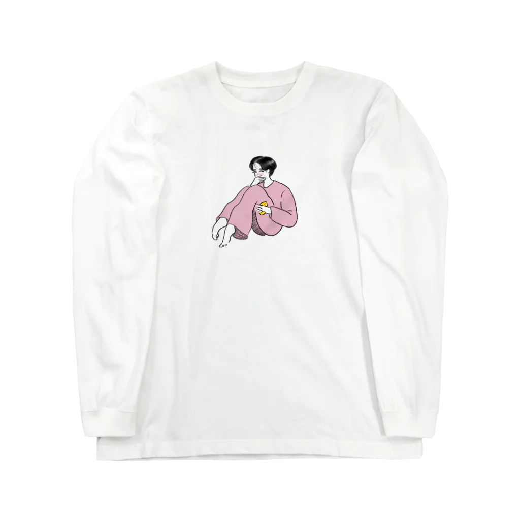 TLYSの体育座り Long Sleeve T-Shirt