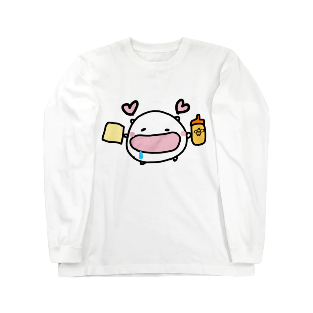 ダイナマイト87ねこ大商会のチーズとはちみつの罪深さにやられるねこです Long Sleeve T-Shirt