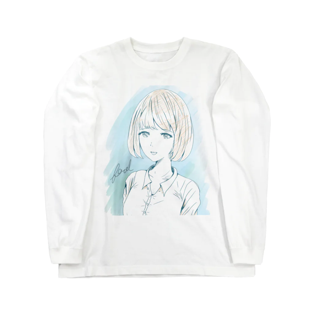 chicodeza by suzuriの可愛い女の子 Long Sleeve T-Shirt