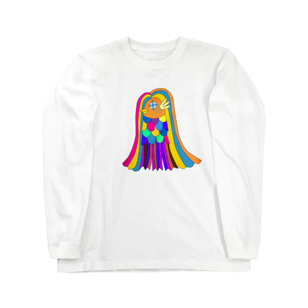 moonjellyのアマビエさま🌈 ロングスリーブTシャツ