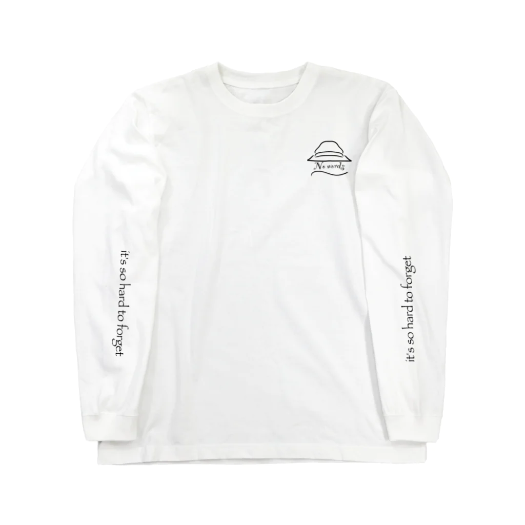 no wordsのNo words Long Sleeve T-Shirt