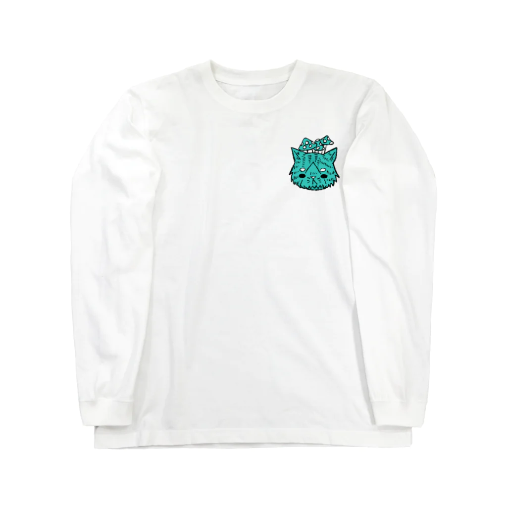 nekokoworksのあたまにキノコがはえた。 Long Sleeve T-Shirt