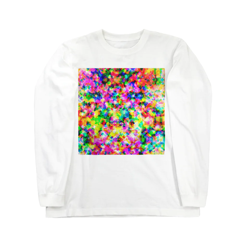 egg Artworks & the cocaine's pixの滲虹滲 ロングスリーブTシャツ