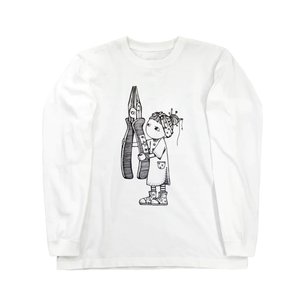 エンピツの星の迷えるハンドメイド作家 Long Sleeve T-Shirt