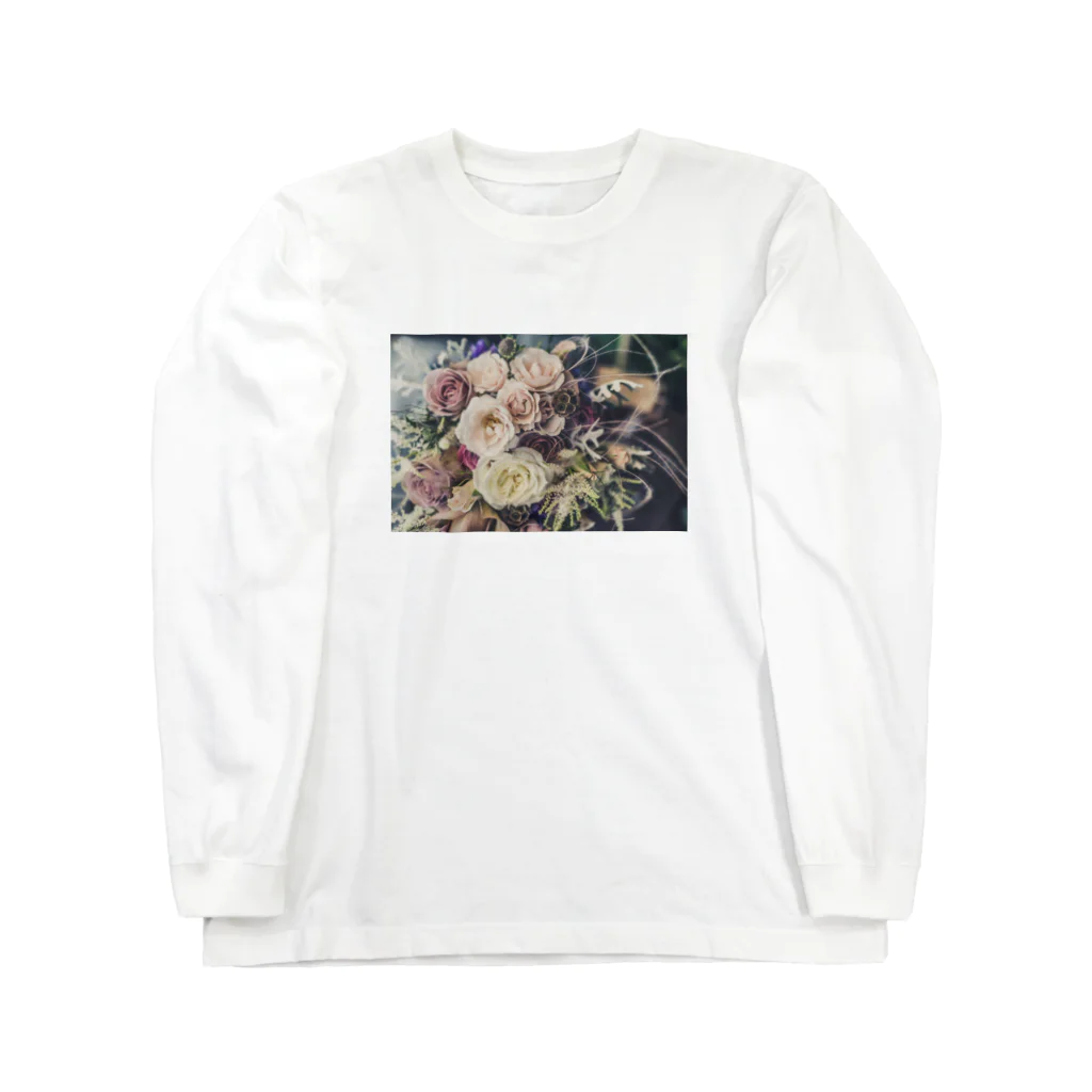 鈴屋の気まぐれ品の薔薇の花束を。 ロングスリーブTシャツ