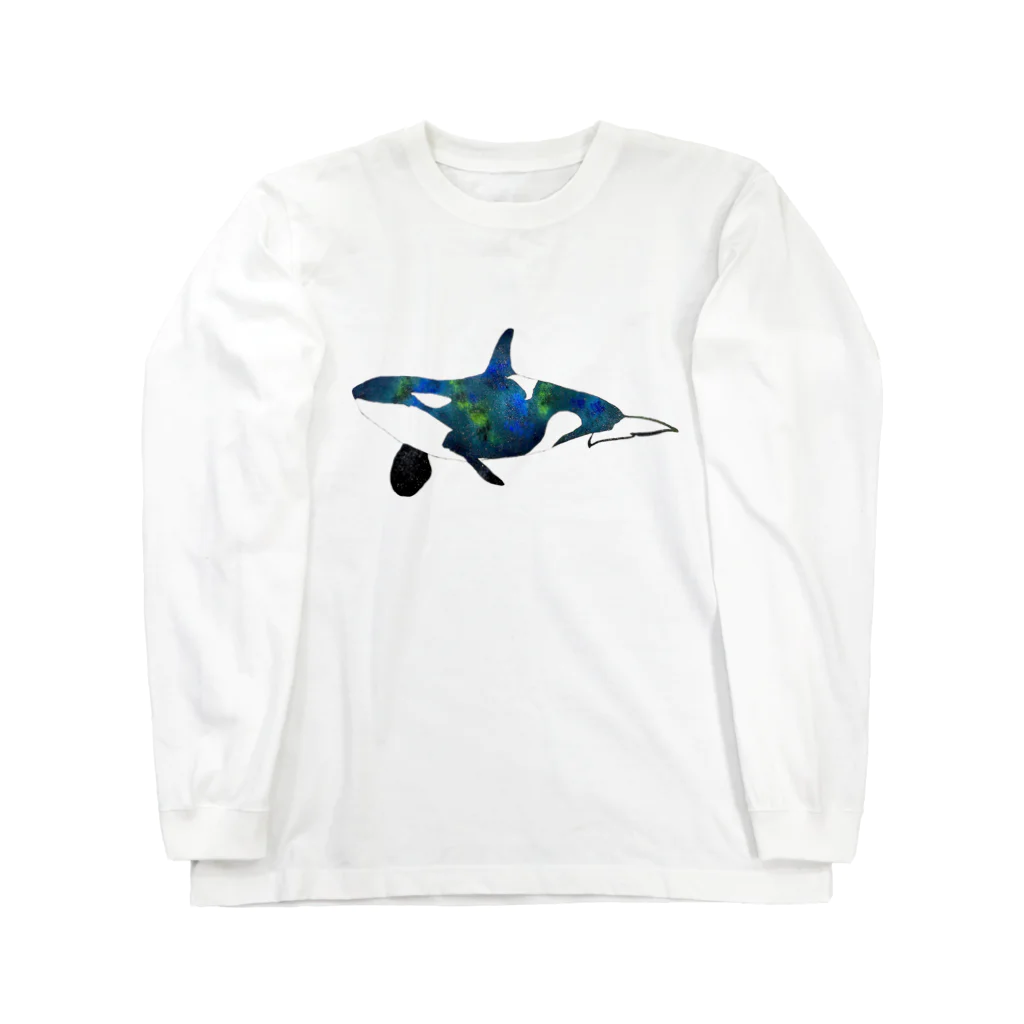 伸海明の『瑠璃色の地球』 Long Sleeve T-Shirt