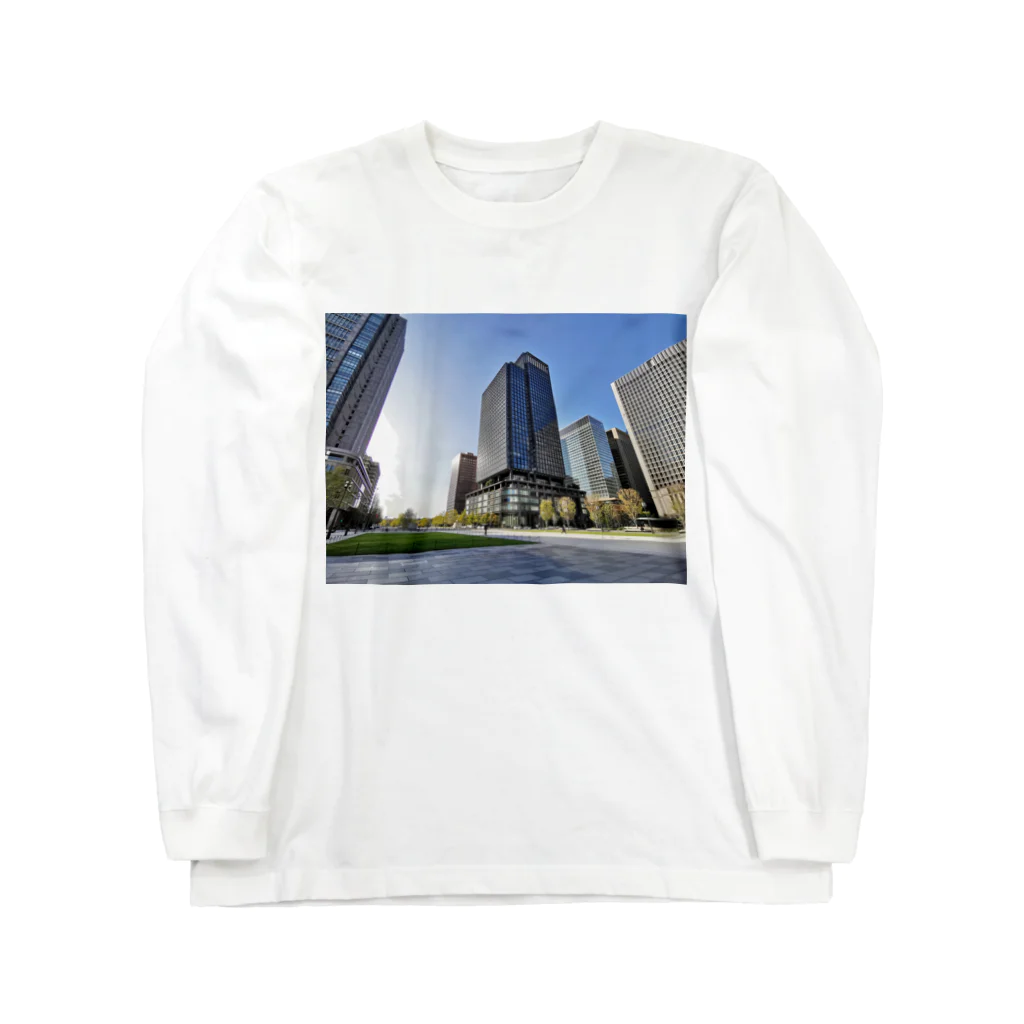 わたるの丸の内口駅前広場 Long Sleeve T-Shirt