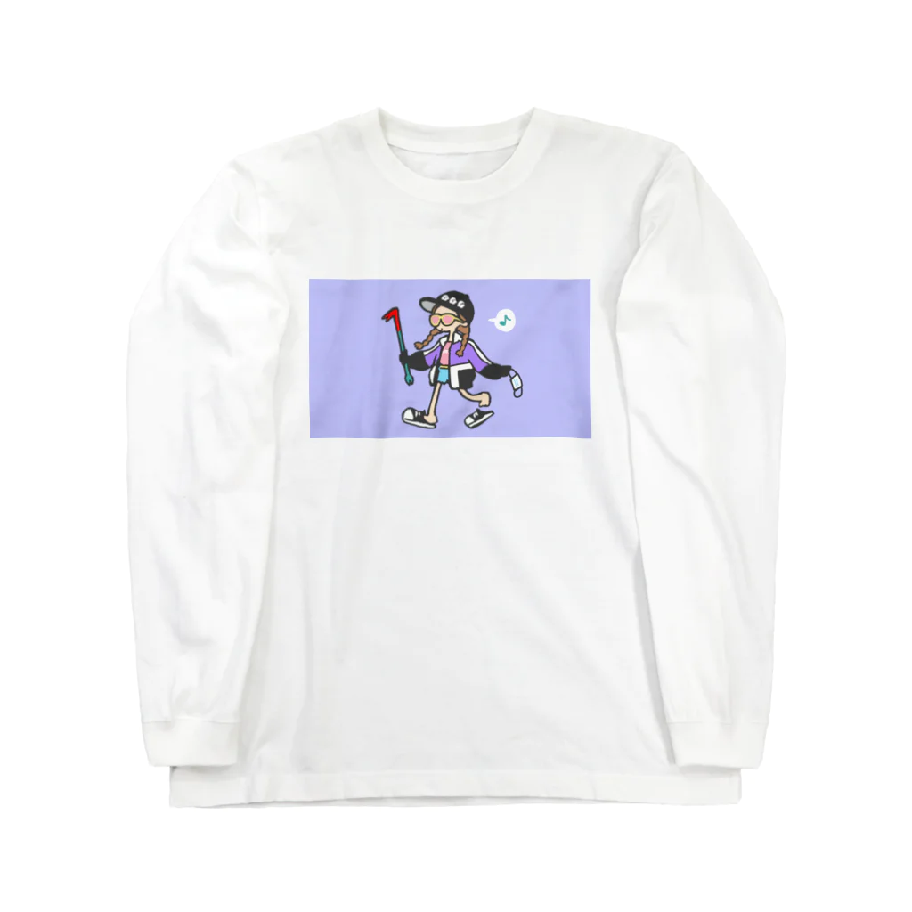 イソ(ベ)マスヲのバールレディ Long Sleeve T-Shirt