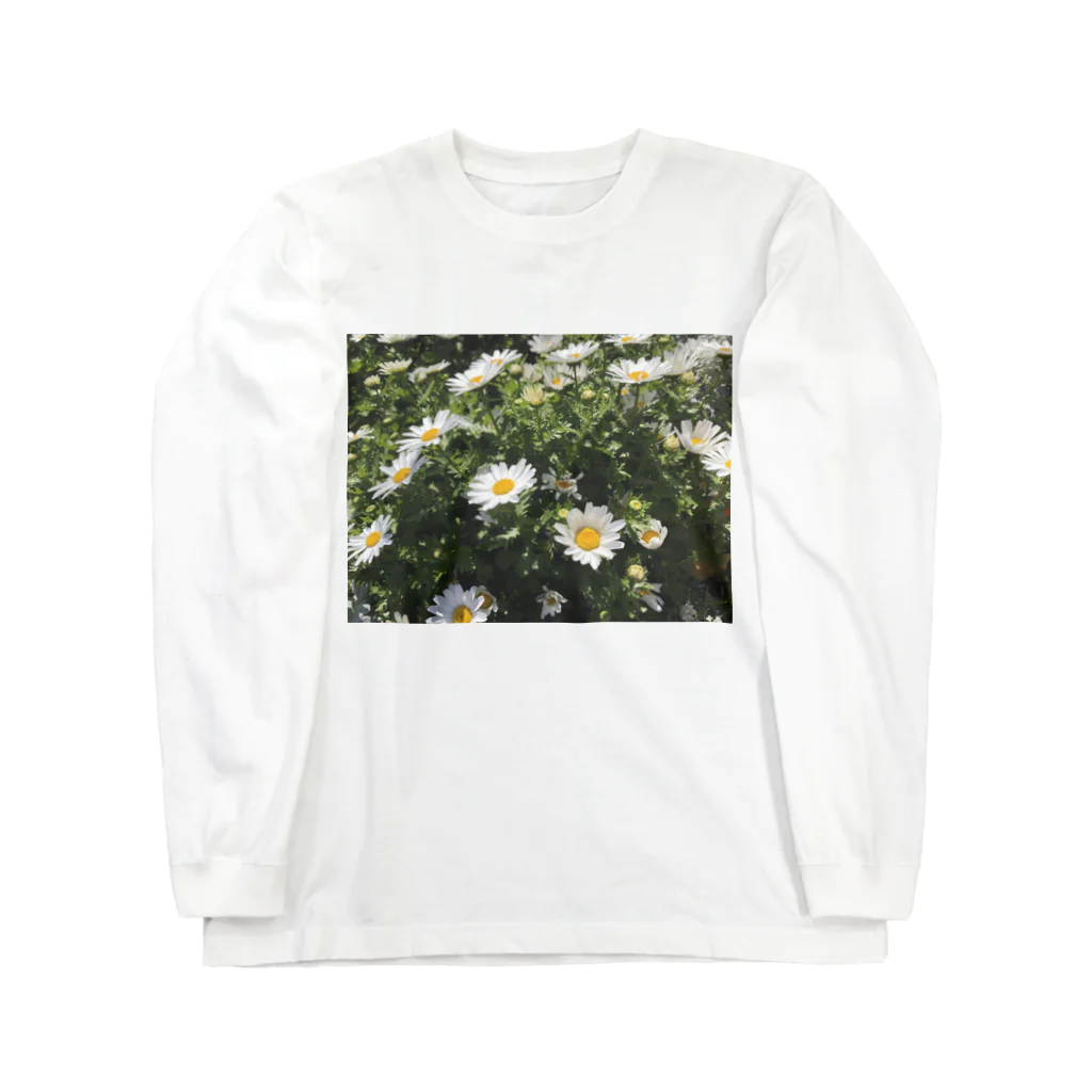 コビトカバのtiny flower ロングスリーブTシャツ