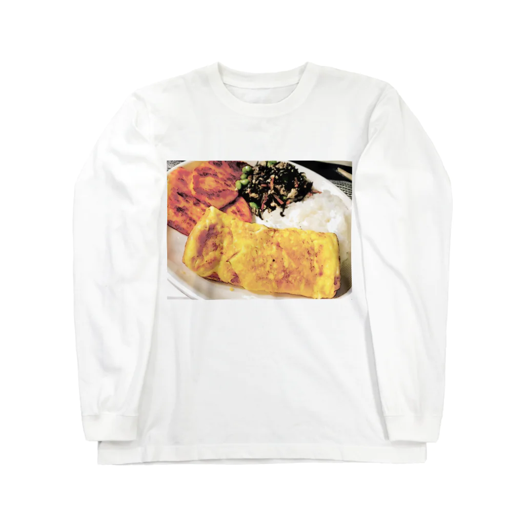 ぽんぽこやのたまごやきていしょく Long Sleeve T-Shirt