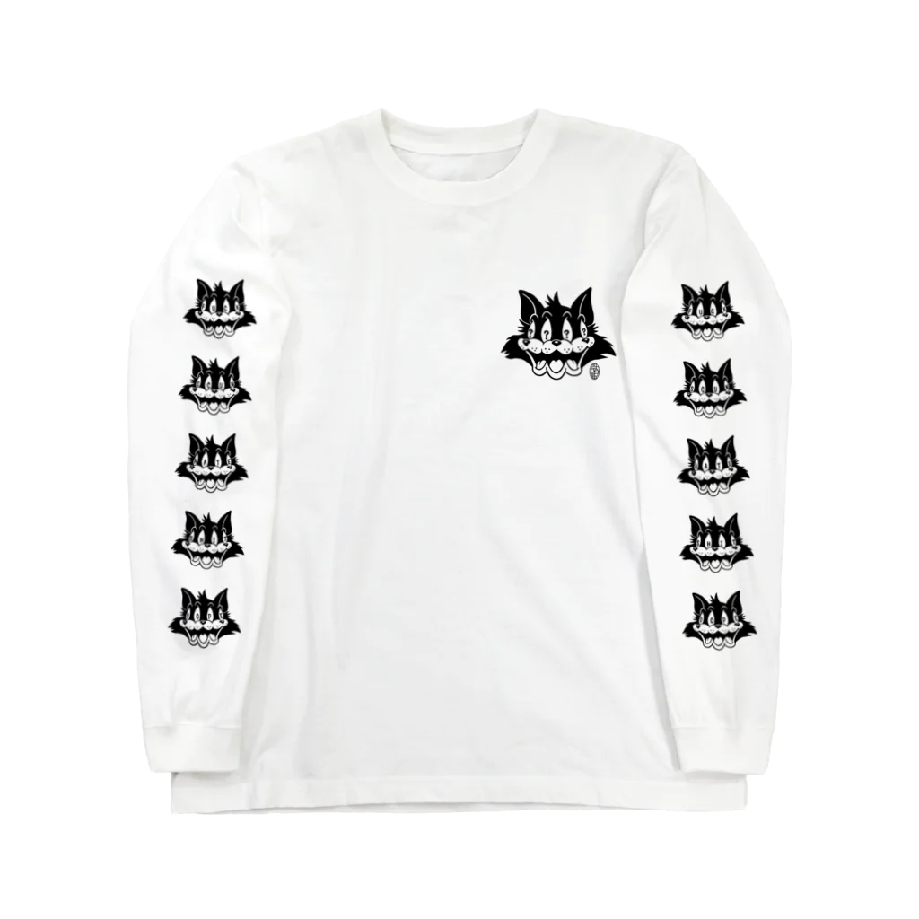 24DANGERのネコがいっぱい Long Sleeve T-Shirt