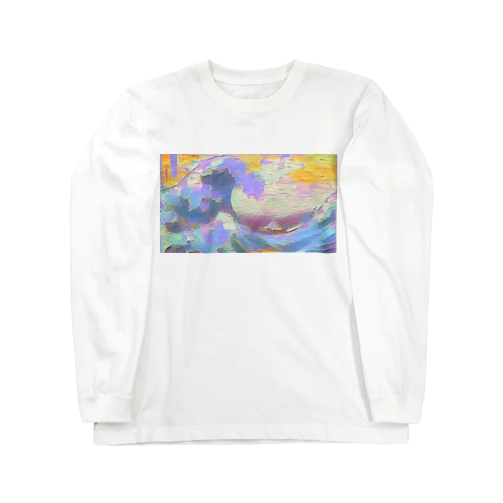 みらのインスタ映えを意識しすぎた葛飾北斎 Long Sleeve T-Shirt