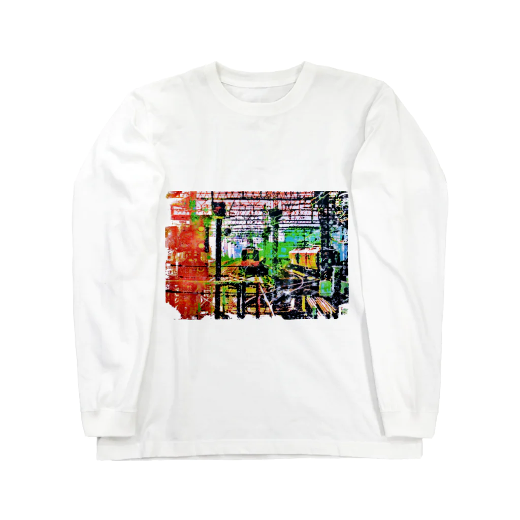 Exit153の色めくトレイン Long Sleeve T-Shirt