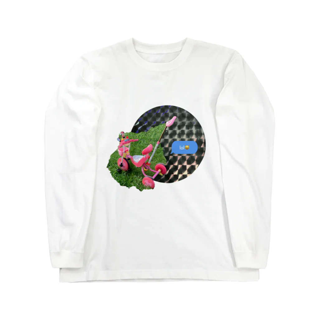 スパイラル・ハプサカキの笑う自転車 Long Sleeve T-Shirt