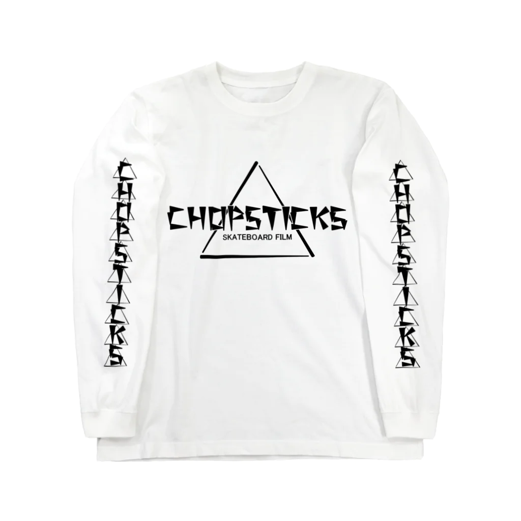 Filmer_Noonの「CHOPSTICKS」横長ロゴ Long Sleeve T-Shirt