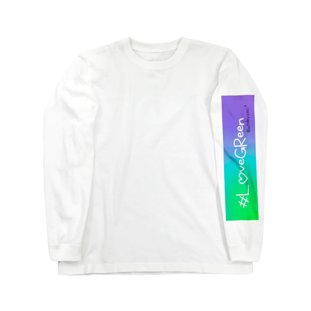 田中セシル⋆CecilTanakaの#LoveGReen 01 Long Sleeve T-Shirt