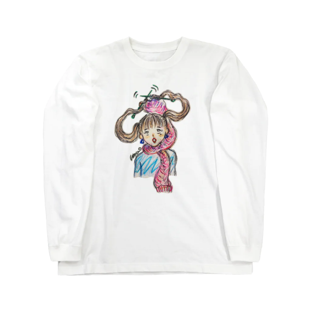 守時はるひのツインテ編み編み Long Sleeve T-Shirt