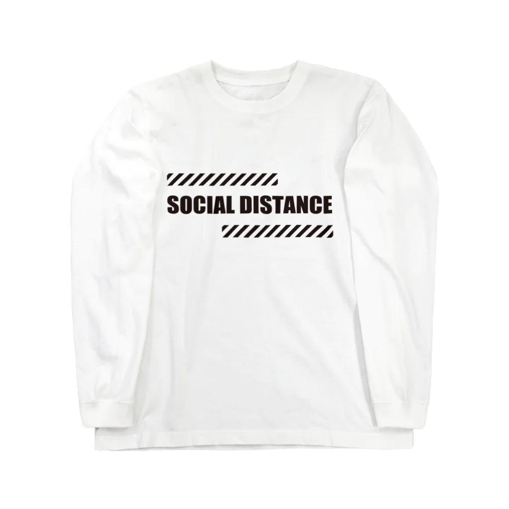 にたまご。のSOCIALDISTANCE ロングスリーブTシャツ