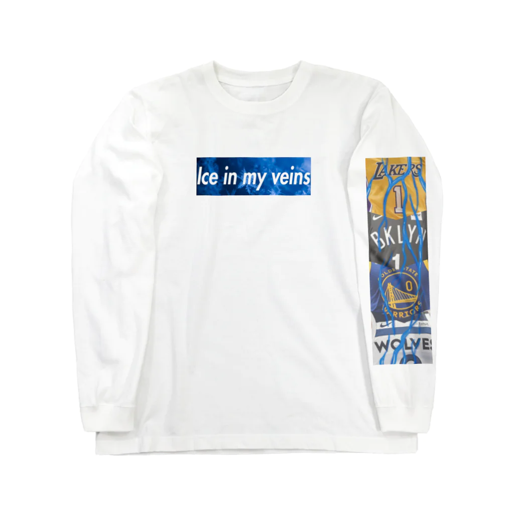 グリ屋のIce In My Veins ロングスリーブT Long Sleeve T-Shirt