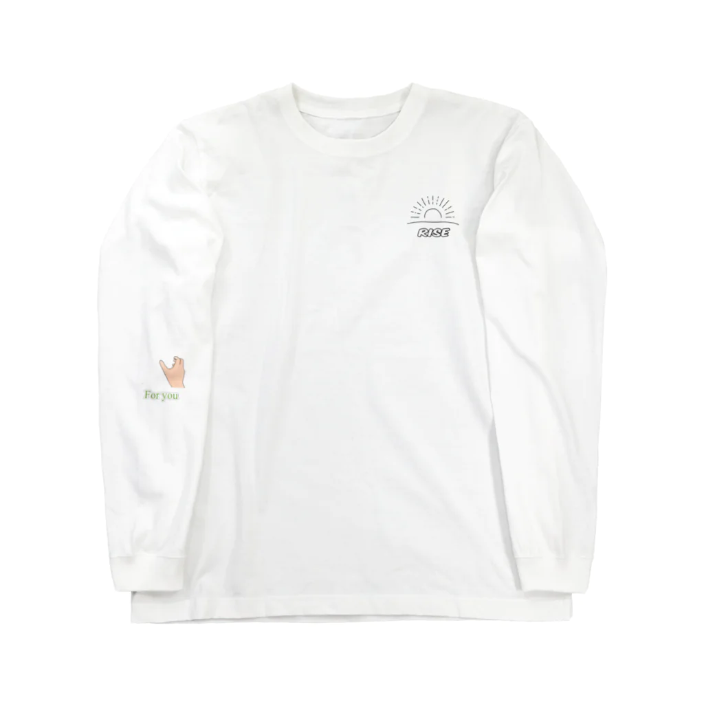 RISEのハンド ロングTシャツ Long Sleeve T-Shirt